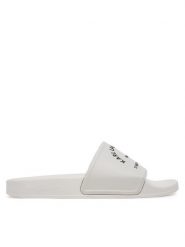 KARL LAGERFELD Klapki Kondo 2.0 KL80908A Biały. Białe klapki damskie KARL LAGERFELD, bez wzorów, z tworzywa sztucznego, bez obcasa, bez zapięcia. Za 219.99 zł.