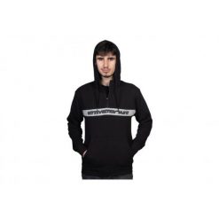 Bluza z kapturem Stay Strong Stripe. Czarne bluzy męskie STAY STRONG, m, bez wzorów, eleganckie, bez ramiączek, z kapturem. W wyprzedaży za 238.00 zł.