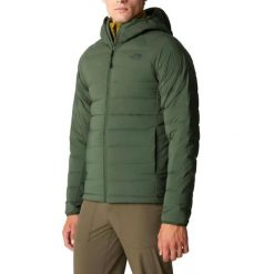 Kurtka turystyczna męska The North Face Belleview. Zielone kurtki męskie The North Face, m, bez wzorów, z elastanu, bez kaptura. Za 1,036.00 zł.