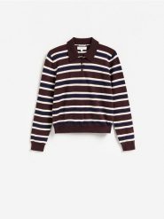 Sweter z wełną - wielobarwny. Swetry nierozpinane damskie Reserved, l, bez wzorów, z dzianiny, bez kołnierzyka, bez ramiączek. Za 229.99 zł.