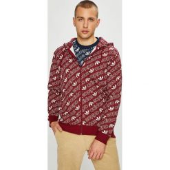 Adidas Originals - Bluza. Brązowe bluzy męskie adidas Originals, l, bez wzorów, z bawełny, bez ramiączek, z kapturem. W wyprzedaży za 199.90 zł.