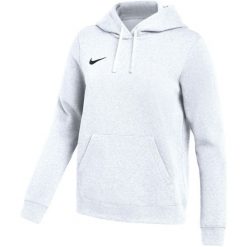 Bluza damska Nike Park 26 Fleece Hoodie. Białe bluzy damskie Nike, bez wzorów, z bawełny, sportowe, bez ramiączek, bez kaptura. Za 186.99 zł.