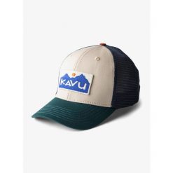 Czapka z daszkiem Kavu Low Tide - treeline mix. Brązowe czapki damskie KAVU, bez wzorów. Za 149.99 zł.