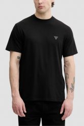 GUESS Czarny męski t-shirt na krótki rękaw Small Patch, Rozmiar XXL. Czarne t-shirty męskie Guess, m, z aplikacjami, bez kołnierzyka, bez ramiączek. Za 189.99 zł.