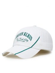 Calvin Klein Czapka z daszkiem LV04F5063G Biały. Białe czapki damskie Calvin Klein, bez wzorów, z bawełny. Za 169.99 zł.