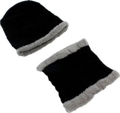 Just Fashion BQ52D CZAPKA I SZALIK ZESTAW ZIMOWY POLAR UNISEX uniwersalny. Czapki damskie Just Fashion, na zimę, bez wzorów, z polaru. Za 13.36 zł.