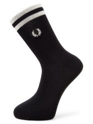 Fred Perry Skarpety Mężczyźni czarny, 39-42. Czarne skarpety męskie Fred Perry, bez wzorów, z bawełny. Za 119.95 zł.