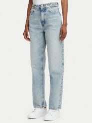 Tommy Hilfiger Jeansy Cam WW0WW49960 Niebieski jasny Straight Fit. Niebieskie jeansy damskie Tommy Hilfiger, bez wzorów, z bawełny. Za 649.99 zł.