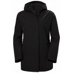 Kurtka uniwersalna damska Helly Hansen Jane. Czarne kurtki sportowe damskie Helly Hansen, m, bez wzorów, z syntetyku, bez ramiączek, z kapturem, trekkingowe. Za 902.00 zł.