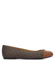 MICHAEL Michael Kors Baleriny Mandy Flat 40F5MAFP1L Brązowy. Brązowe balerinki damskie MICHAEL Michael Kors, bez wzorów, ze skóry, bez obcasa, bez zapięcia. Za 419.99 zł.