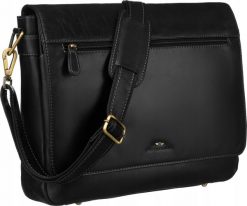 Torba Peterson Skórzana, męska torba na laptopa. Torby na laptopa damskie Peterson, bez wzorów. Za 873.84 zł.