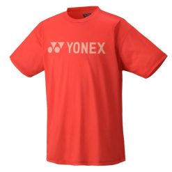 Koszulka tenisowa męska z krótkim rękawem Yonex Uni T-shirt Practice. Czerwone koszulki sportowe męskie YONEX, l, bez wzorów, bez ramiączek, tenisowe. Za 119.00 zł.