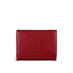 Czerwony portfel damski Canaletto ze skóry garbowanej roślinnie PD2003cs165 GR RFID. Czerwone portfele damskie ze skóry. Za 152.00 zł.