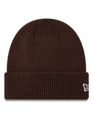 New Era Czapka Wool Cuff Knit Beanie 60424809 Brązowy. Brązowe czapki damskie New Era, na zimę, bez wzorów, z materiału. Za 129.99 zł.