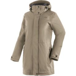 Płaszcz damski Maier Sports Lisa 2.1. Brązowe płaszcze damskie Maier Sports, na jesień, bez wzorów, z materiału, bez kołnierzyka, bez kaptura. Za 1,179.85 zł.