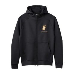 Bluza z kapturem i zamkiem błyskawicznym Mizuno. Czarne bluzy męskie Mizuno, bez wzorów, z kapturem, na fitness i siłownię. Za 443.55 zł.
