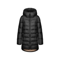 Płaszcz damski LUMBERJACK ZEPHYR. Czarne płaszcze damskie Lumberjack, bez wzorów, bez kołnierzyka, bez kaptura. Za 489.99 zł.