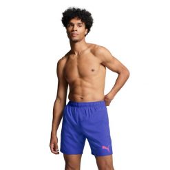Szorty kąpielowe męskie Puma , Mid Shorts, Benjamin Blue. Niebieskie kąpielówki męskie Puma, m, bez wzorów. Za 173.99 zł.