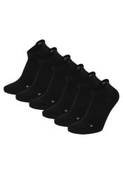 Skarpety Fitness unisex Sneaker – 6 szt. – Czarne. Czarne skarpetki damskie Xtreme, bez wzorów, z materiału. Za 148.10 zł.
