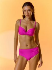 4F Góra od bikini damska - różowa S. Czerwone bikini 4F, bez wzorów, z materiału. Za 79.99 zł.