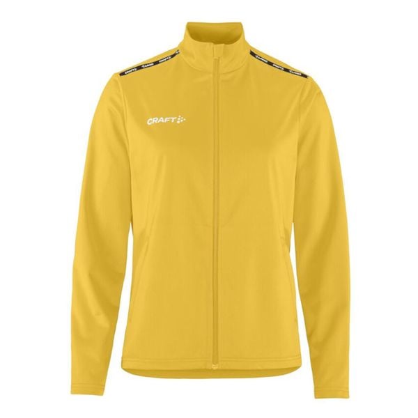 Bluza damska Craft Squad Go. Żółte bluzy damskie Craft, bez wzorów, sportowe, bez ramiączek, bez kaptura. Za 170.00 zł.