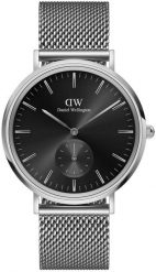 Zegarek męski Daniel Wellington DW00100711 srebrny. Szare zegarki męskie Daniel Wellington, bez wzorów, srebrne. Za 742.00 zł.