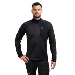 Bluza trekkingowa męska Montura Dolomiti Maglia m. Niebieskie bluzy męskie MONTURA, m, bez wzorów, bez ramiączek, bez kaptura. Za 629.99 zł.