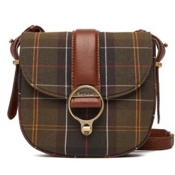 Torebka Barbour. Brązowe listonoszki damskie Barbour, bez wzorów, bez dodatków. Za 709.99 zł.