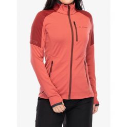 Bluza polarowa damska Vaude Elope Fleece Jacket II. Czerwone bluzy damskie Vaude, xl, bez wzorów, z polaru, bez ramiączek, bez kaptura. Za 413.99 zł.