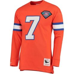 Sweatshirt Mitchell & Ness Ls Denver Broncos. Brązowe bluzy męskie Mitchell & Ness, m, bez wzorów, bez ramiączek, bez kaptura. Za 467.00 zł.