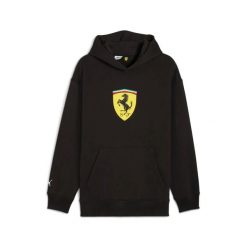Bluza z kapturem Puma Ferrari Sportswear Shield. Czarne bluzy sportowe męskie Puma, m, bez wzorów, z kapturem. W wyprzedaży za 352.00 zł.