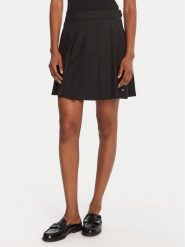 Tommy Hilfiger Spódnica plisowana Timeless WW0WW48354 Czarny Regular Fit. Czarne spódnice damskie Tommy Hilfiger, bez wzorów, z syntetyku, plisowane. Za 639.99 zł.