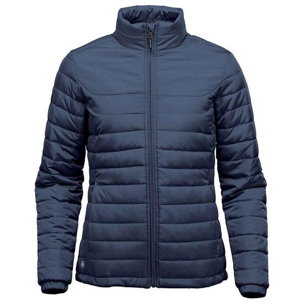 Damska Kurtka Termiczna Nautilus. Niebieskie kurtki sportowe damskie STORMTECH, l, bez wzorów, bez ramiączek, bez kaptura, trekkingowe. Za 303.99 zł.