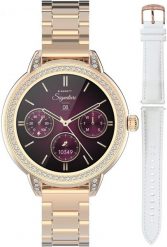 Smartwatch Garett Różowe złoto (3602-1-221-569929). Czerwone zegarki smartwatch GARETT, bez wzorów. Za 499.00 zł.