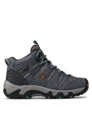 Keen Trekkingi Koven Mid Wp 1020212 Szary. Szare obuwie trekkingowe damskie Keen, z materiału, bez zapięcia. Za 349.99 zł.