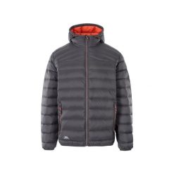 Trespass Whitman Ii - Męska kurtka puchowa Ciemnoszara / Spalona Pomarańcza. Czarne kurtki męskie Trespass, m, bez wzorów, z puchu, sportowe, bez kaptura. Za 426.60 zł.
