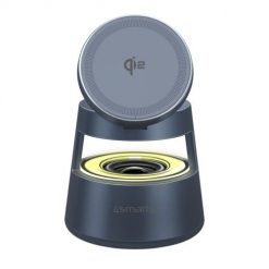 4smarts 541327 ładowarka do urządzeń przenośnych Słuchawki, Smartfon, Smartwatch Szary USB Bezprzewodowe ładowanie Wewnętrzna. Szare zegarki smartwatch No Name, bez wzorów. Za 214.99 zł.