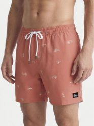 Quiksilver Szorty kąpielowe Stretch Printed Volley 16 EQYJV04217 Różowy Regular Fit. Czerwone kąpielówki męskie Quiksilver, bez wzorów, z syntetyku. Za 239.99 zł.