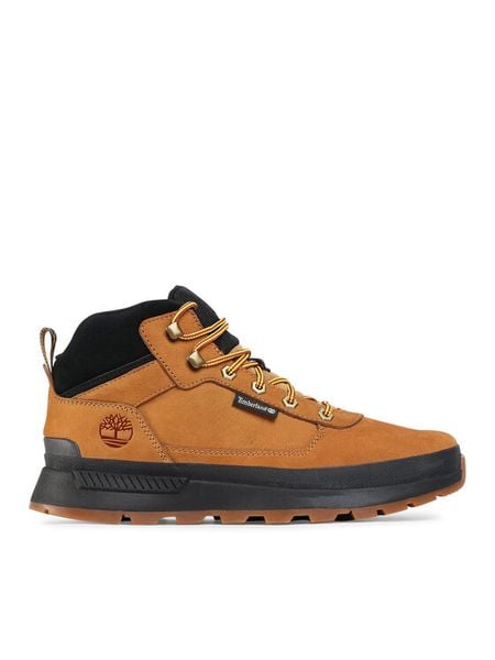 Timberland Trzewiki Field Trekker Mid Hiker TB0A1ZQH2311 Brązowy. Brązowe botki męskie Timberland, bez wzorów, z nubiku, bez obcasa, bez zapięcia. Za 489.99 zł.