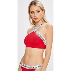 Tommy Hilfiger - Biustonosz. Czarne bielizna sportowa damska Tommy Hilfiger, m, bez wzorów, z bawełny. W wyprzedaży za 139.90 zł.
