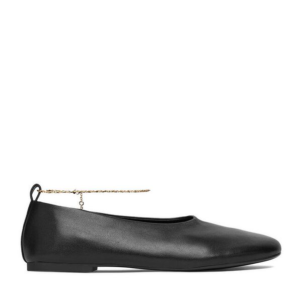 Baleriny GINO ROSSI. Czarne balerinki damskie Gino Rossi, bez wzorów, bez obcasa, bez zapięcia. Za 145.99 zł.