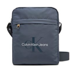 Saszetka Calvin Klein Jeans. Niebieskie saszetki i nerki męskie Calvin Klein Jeans, bez wzorów, z jeansu. Za 299.99 zł.