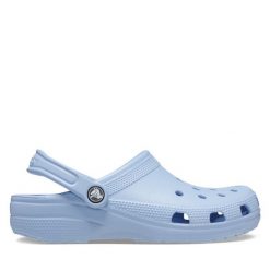 Klapki Crocs. Niebieskie klapki męskie Crocs, bez wzorów, bez zapięcia. Za 199.99 zł.