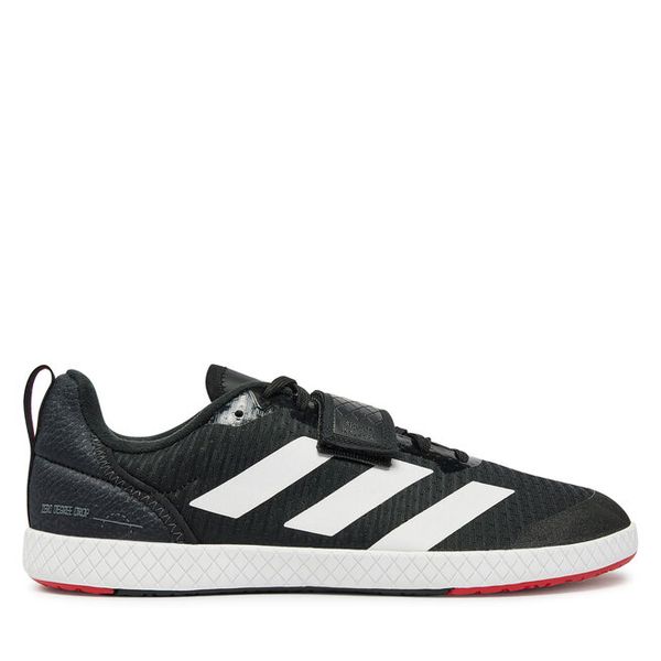 Buty halowe adidas. Czarne buty sportowe męskie Adidas, bez wzorów, bez zapięcia. Za 329.99 zł.
