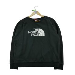 Bluza damska The North Face czarna. Czarne bluzy damskie The North Face, l, bez wzorów, z materiału, eleganckie, bez ramiączek, bez kaptura. Za 102.20 zł.