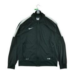 Second life - Kurtka dresowa męska - Stan bardzo dobry. Czarne kurtki męskie Nike, m, bez wzorów, z dresówki, casualowe, bez kaptura. Za 114.17 zł.