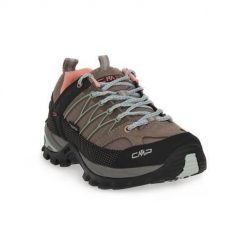 Buty trekkingowe damskie CMP Rigel Low. Brązowe obuwie trekkingowe damskie CMP, z materiału, bez zapięcia. Za 309.99 zł.