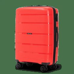 Walizka średnia Wings HAWFINCH 3.0 polipropylen 24" RED. Czerwone walizki damskie Wings, bez wzorów, z materiału, średnie. Za 179.90 zł.