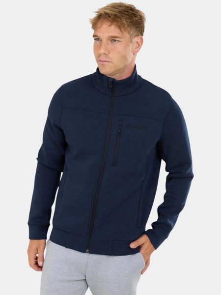 Sweter Męski Fundango Soren. Niebieskie swetry męskie FUNDANGO, na zimę, m, bez wzorów, z materiału, sportowe, bez kołnierzyka, bez ramiączek. Za 349.00 zł.