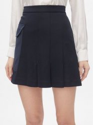 MAX&Co. Spódnica mini Jago Granatowy Regular Fit. Niebieskie spódnice damskie MAX&Co., m, bez wzorów, z bawełny, mini. Za 939.99 zł.